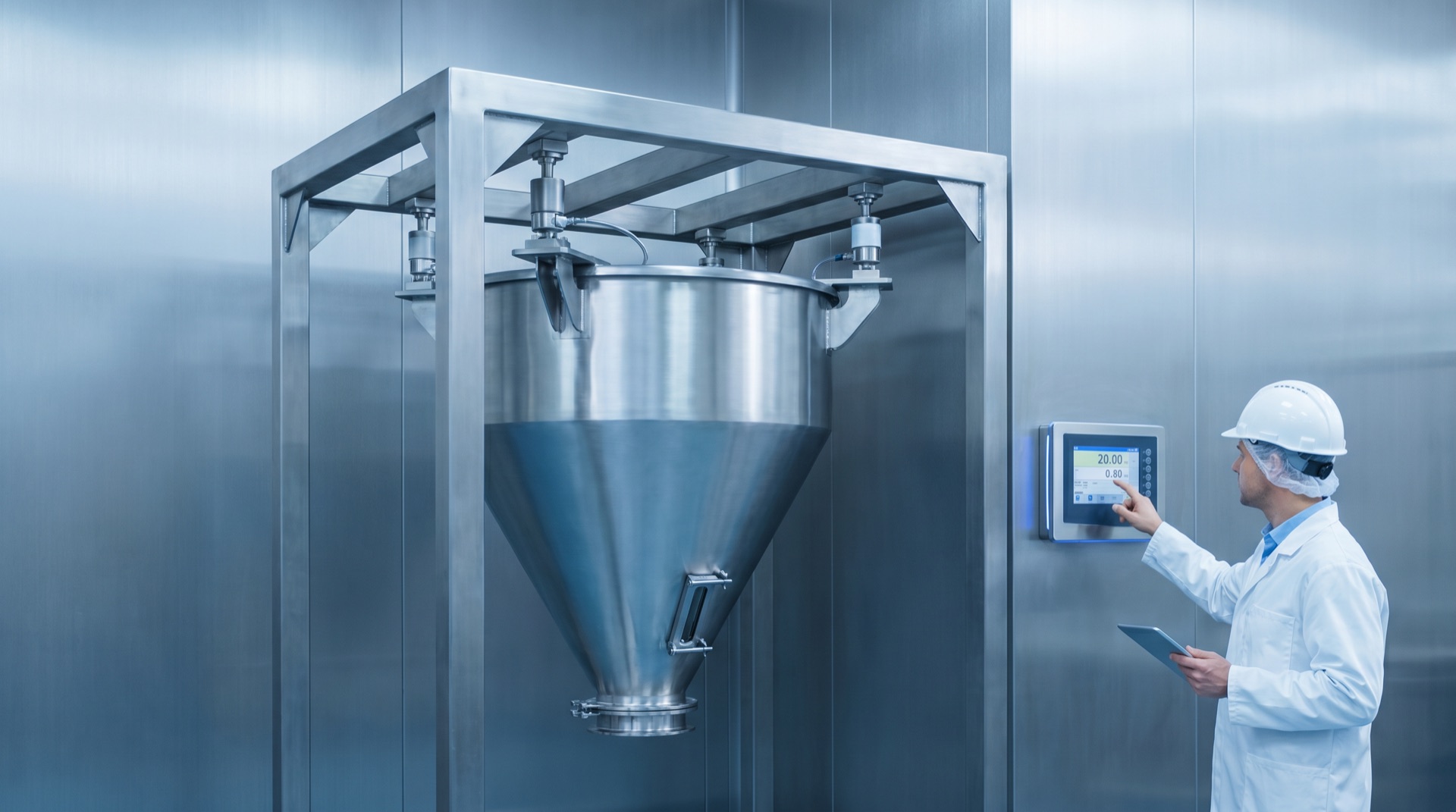 Industrial weighing load cells