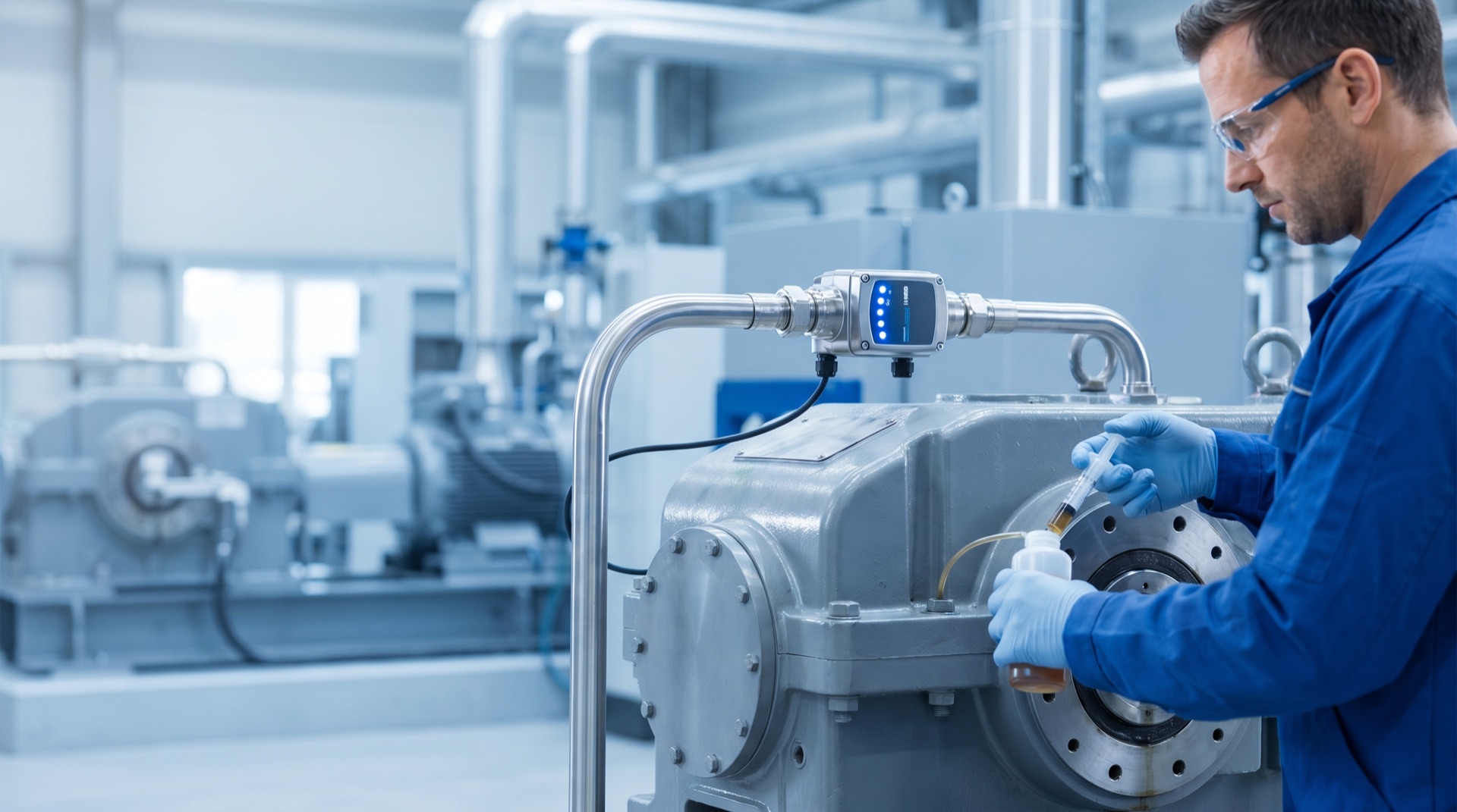 Oil quality moisture monitoring